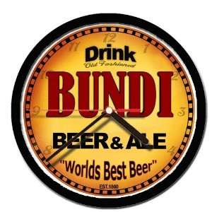  BUNDI beer and ale cerveza wall clock 