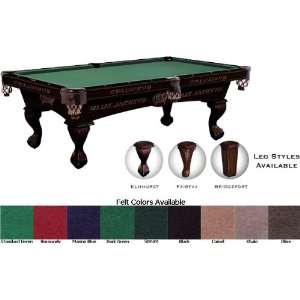  Columbus Blue Jackets Pool Table Cherry 7 Foot Sports 