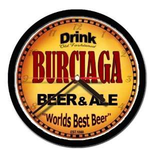  BURCIAGA beer and ale cerveza wall clock 