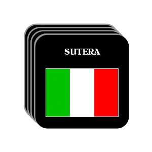  Italy   SUTERA Set of 4 Mini Mousepad Coasters 