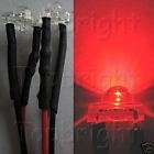 100 5mm Super light Red LED Lamp & 12V DC Resistor DIY  