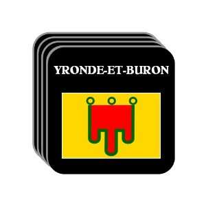  Auvergne   YRONDE ET BURON Set of 4 Mini Mousepad 