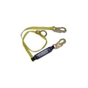  6 ClearPack Shock Absorbing Tie Back Lanyard w/ D Ring 