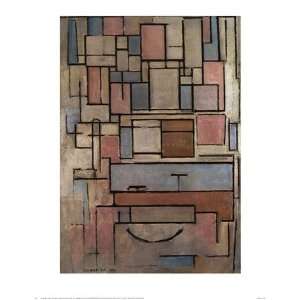   With Color Areas   Poster by Piet Mondrian (22 x 28)