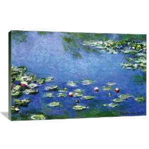  Water Lilies   Gallery Wrapped Canvas   Museum Quality 