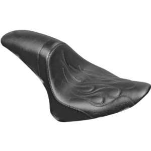 Danny Gray Short Hop Two Up XL Flame Stitch Motorcycle Seat For Harley 