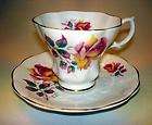 pretty rose english castle staffordshire tea cup and sa buy
