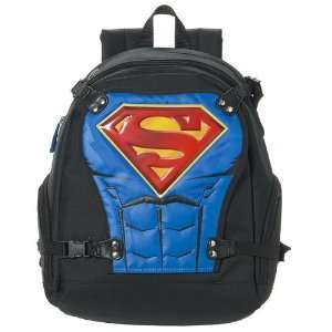  Superman 16 Backpack w/ bonus cape and muscle chest Toys 