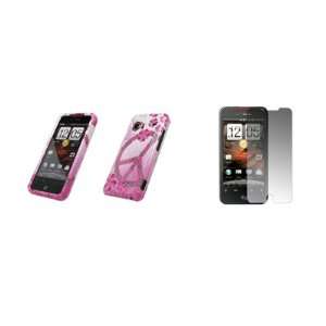 HTC Droid Incredible   Premium Pink and White Peace 