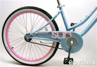 Sun Bicycles Revolutions CB 24 Ladies Cruiser   16   Sky Blue   NEW 