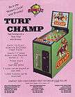   champ original boardwalk arcade machine sales flyer brochure bromley