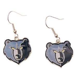  Memphis Grizzlies   NBA Team Logo Dangler Earrings Sports 