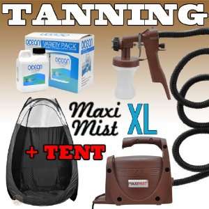 NEW Maxi Mist XL TENT Sunless Spray Tanning KIT Machine Airbrush Tan 