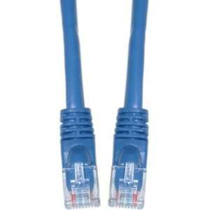  CAT5E Cable, UTP, with Molded Boot, Blue, 350MHz, 15 ft 
