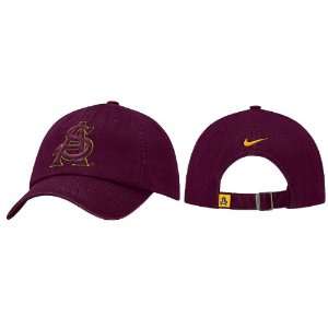 Arizona State Sundevils Maroon College Slouch Fit Adjustable Cap By 