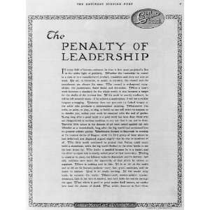   Penalty of Leadership,Cadillac Motor Car Co,Detroit,MI