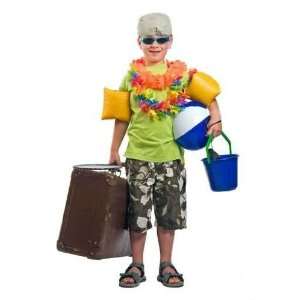  This Boy Is Ready to Go on Summer Vacation.   Peel and 