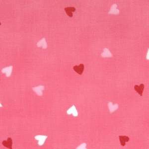  Moda Love Is In The Air Hearts on Pink Fabric Arts 