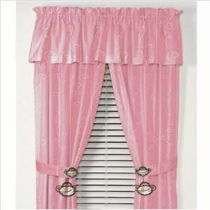 Bundle 19 Burst My Bubble Panel and Valance Set in Pink (4 Pieces 