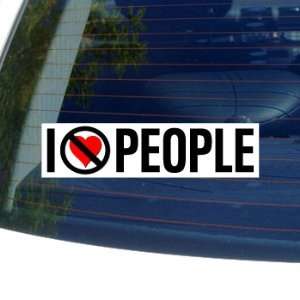  I Hate Anti PEOPLE   Window Bumper Sticker Automotive