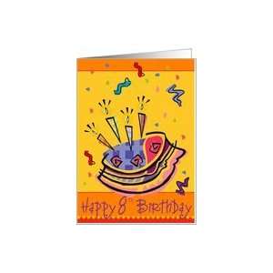  BIrthday Cake 8th Card Toys & Games