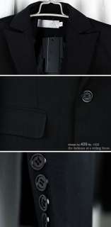 CBUNITED Stylish Casual Black 1 Button Blazer Sz XS L  