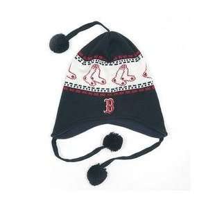  Boston Red Sox Sabre Youth Knit Cap   Navy/White 
