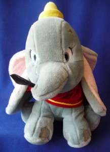 Disney Plush Stuffed Animal Dumbo Elephant with Book  