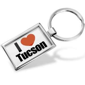 Keychain I Love Tucson region Arizona, United States   Hand Made 