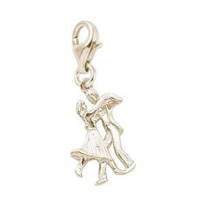  Rembrandt Charms Dancers Charm with Lobster Clasp, Gold 