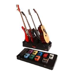   Converts to Pedal Board & Stand for 4 Guitars Musical Instruments