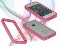 Black, Pink Bumper Frame Case Cover for iPhone 4 4G  