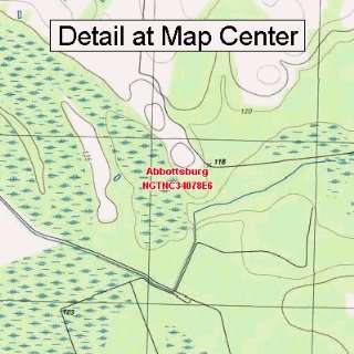  USGS Topographic Quadrangle Map   Abbottsburg, North 