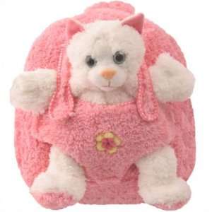  Kids Stylish Pink Backpack Cat Stuffie Included 