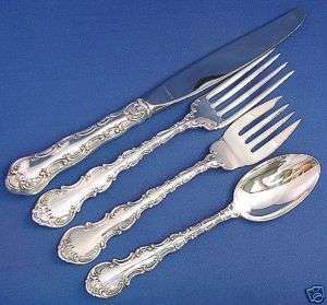 STRASBOURG  GORHAM 4PC STERLING LUNCHEON PLACE SETTING(S)  