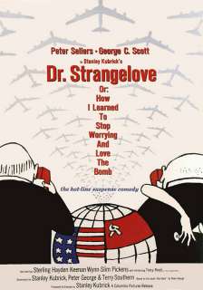 MAGNET Vintage Movie Poster DR STRANGELOVE 1964 Peter Sellers Free 