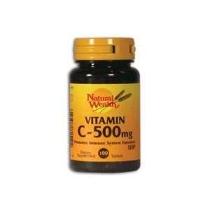  Natural Wealth Vitamin C Tablets 500 Mg 100 Health 
