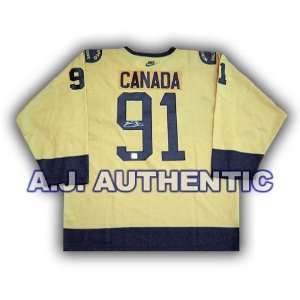  Joe Sakic Uniform   Team Canada Vintage World Cup   Autographed NHL 