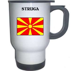  Macedonia   STRUGA White Stainless Steel Mug Everything 