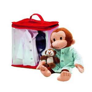   Dress up Travel Tote with Doctor and Pajama Outfits Toys & Games