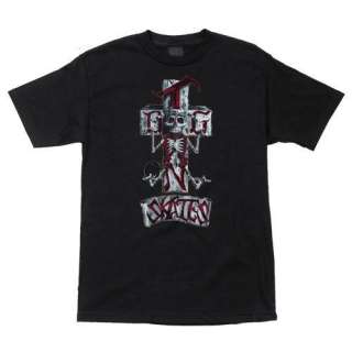 Dogtown STONEFISH Logo Skateboard T Shirt BLACK LARGE  