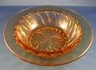 vintage amber glass round bowl dish davidson bagley buy it