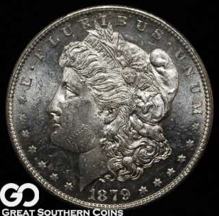 1879 S Morgan Silver Dollar PROOFLIKE CHOICE BU++  