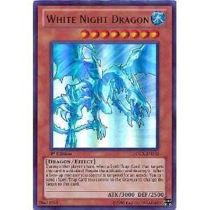   Single Card White Night Dragon LCGX EN205 Ultra Rare Toys & Games