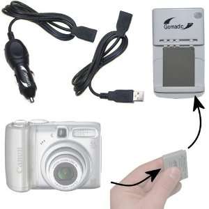  Portable External Battery Charging Kit for the Canon PowerShot A580 