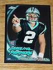 2010 topps chrome rookie c130 jimmy clausen 