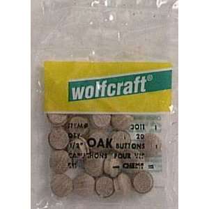  Wolfcraft Mushroom Head Oak Button