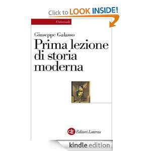 Prima lezione di storia moderna (Universale Laterza) (Italian Edition 