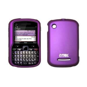  EMPIRE Purple Rubberized Snap On Cover Case for Motorola 