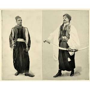  1893 Print Chicago Worlds Fair Syrian Men Portrait 